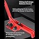 Manual Strapping Device Umreifungsband Set 13-19 Mm,Manuell Umreifungsgerät Komplettes Set,Enthält Zubehör: 250m Flexibles Polyesterband + 100 Metallverschlüsse,Für Palettenverpackungen Usw.