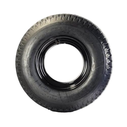 8-14.5 Mobile Home Tire & Black Steel Wheel Combo | Load Range G Bias Ply Tire | Durable Mobile Home Trailer Replacement