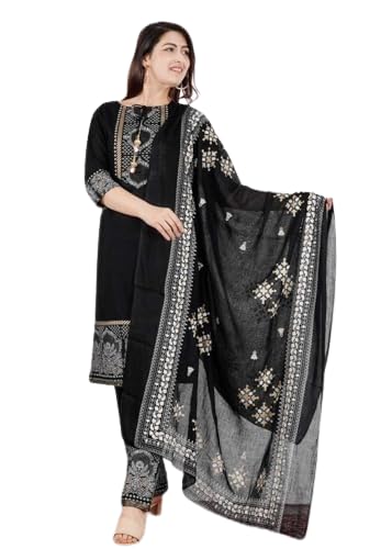 Beautifull Design Three Piece Suit for Womens, 3/4 Sleeves with Pant and Dupatta-picture-53