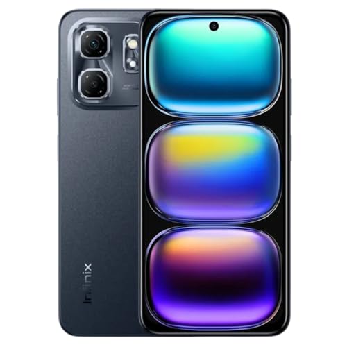 Infinix Hot 50i, 4GB + 4GB RAM 256GB, Tela 6.7' 120Hz, Câmera 48MP (Preto)