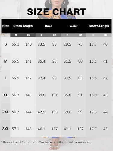 Image of PinkPatty Women's Casual 3 /4 Sleeve Polo V Neck Bodycon Maxi Dress