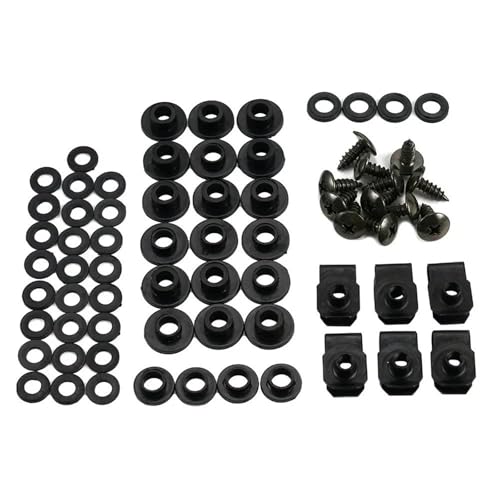 Kit boulons carénage CBR1000RR 2008-2011 avec joints et écrous de pare-brise