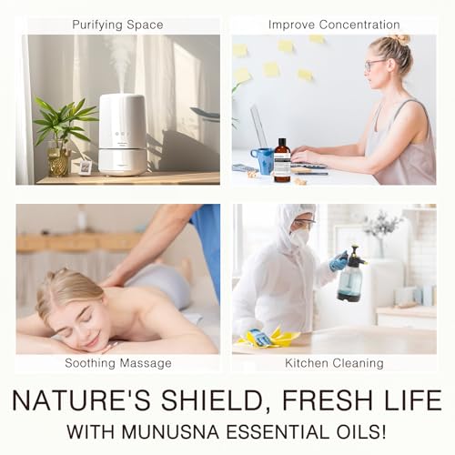 Image of Lemon Eucalyptus Essential Oil for Skin, Face, Massage, Diffuser | Pure and Natural, Lemon Eucalyptus Oil for Home Cleaning, Aromatherapy, DIY Soap and Candle Making, 100ml / 3.38 fl oz