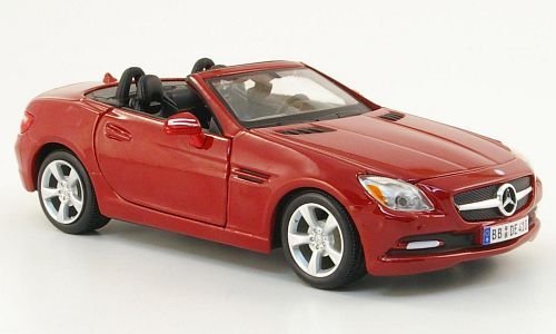 Preisvergleich Produktbild Mercedes SLK-Klasse (R172), dkl.-rot, Modellauto, Fertigmodell, Maisto 1:24