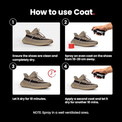 Image of SHOEGR Coat Water & Stain Repellent 200 ml | Invisible Waterproof Shield for Sneakers, Suede, Nubuck, Leather, Trainers, Canvas & Bags | Nano Protection from rain and dust