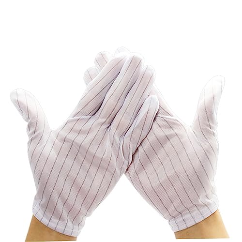 DOITOOL 10 Pares guantes de taller guantes anti corte guantes antiestáticos guantes a prueba de cortes protección transatlántico guantes proteccion guantes de rayas guantes de fabrica
