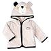 NINI Baby Jacke für Mädchen & Jungen/Unisex Babyjacke mit Kapuze Motiv Bär/ Baby Kleidung als Baby Erstausstattung für Neugeborene & Kleinkinder Größe 0-3 Monate (62)