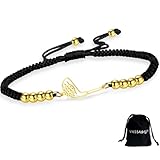 Braccialetto Da Golf Per Donne E Uomini In Acciaio Inossidabile Delicato E Regolabile Con Ciondolo A Strati Per Lo Sport Regalo Per Amanti Del Golf Gioielli Golfisti Teens Figlie (Stringa di B-G)
