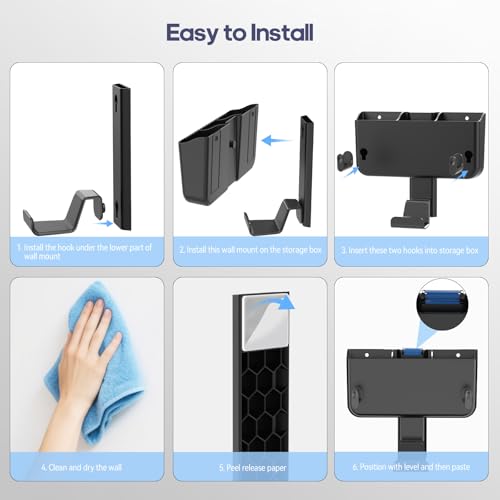 Image of Kytok Adhesive Remote Control Holder Wall Mount with Headset Hanger, 3 in 1 Organizer TV /Fan Remote Caddy with Hook for Headphone, No Drill Controller Storage Bracket, Bed Wall Rack