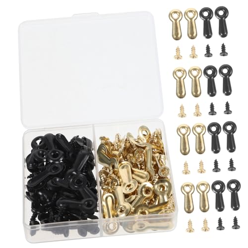 Image of 120pcs Turn Buttons with Screws for Picture Frame Hardware Fasteners for Hanging Photos and Art Easy Installation and Removal