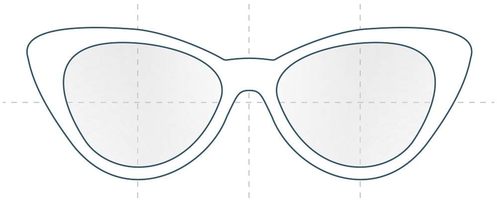 Sunglass Fix Replacement Sunglass Lenses Compatible for Collette Dinnigan 42 52mm (Non-Polarized SFx Edge Blue Blocker Clear Hardcoat Pair)