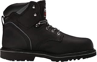 Timberland PRO Men's Pitboss 6" Steel-Toe Boot, Black , 7.5 D - Medium