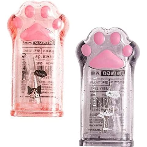 2pcs Cute Cat Paw Sharpener for Pencil School Office Supplies Stationery Item Cover