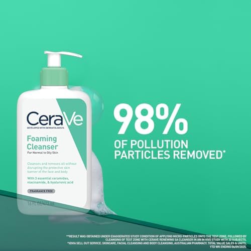 CeraVe Schuimende Reinigingsgel – normale/vette huid, 473 ml - View 4