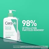CeraVe Foaming Cleanser for Normal to Oily Skin with Niacinamide & 3 Essential Ceramides, Developed with Dermatologists, Gently Cleanses & Removes Excess Oil, Fragrance-Free - 5