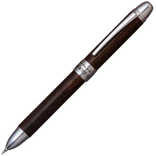 3 features sharp writing ballpoint pen + black + red black MWB3000RW # 1 Platinum Nian wooden pen Cordia material (japan import)