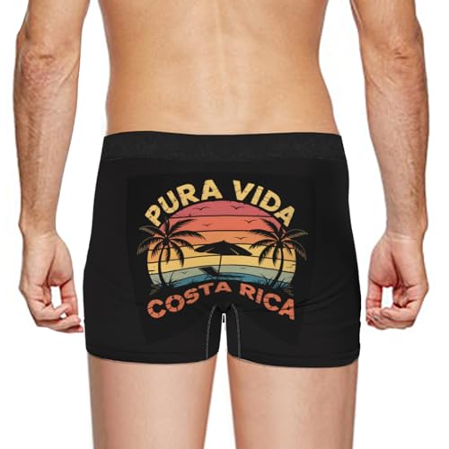 Costa Rica Summer Vacation Boxer Brief for Men Boys, Ultra Soft, Breathable Underwear4