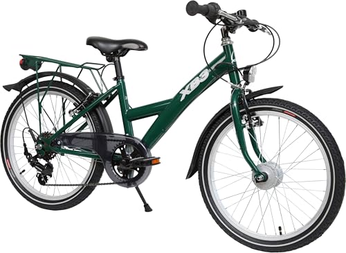 XB3 20 Zoll Kinderfahrrad 6 Gang mit Nabendynamo grün