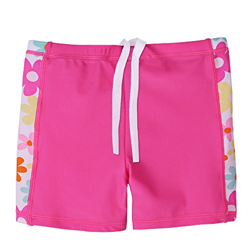 Image of TFJH E Girls Short Sleeve Swimsuit Two Piece Swimwear UPF 50+ UV 3-12 Years