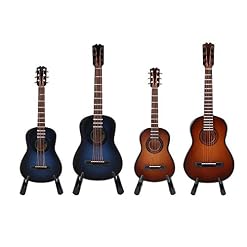 Modèle de Guitare en Bois avec Support et délicate boîte à Musique Instrument de Musique Décoration Miniature pour… - Les Beatles, Paul McCartney, John Lennon, RIngo Starr, George Harrison Modèle de Guitare en Bois avec Support et délicate boîte à Musique Instrument de Musique Décoration Miniature pour… – Image 7