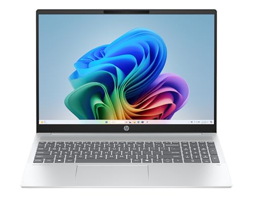HP OmniBook 5 Laptop| 2025 Model | 16" 2K | AMD Ryzen 7 8840U | 16GB RAM | 512GB SSD | Windows 11 | Glacier silver | Standalone | 16-BC1002NE | En-Ar Keyboard | UAE Version