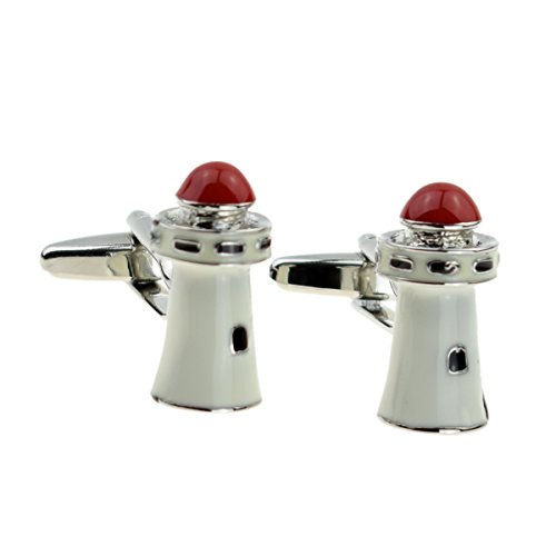 Mancuernillas para hombre RGT faro estilo único miniatura 1