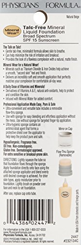 physicians formula mineral wear liquid foundation