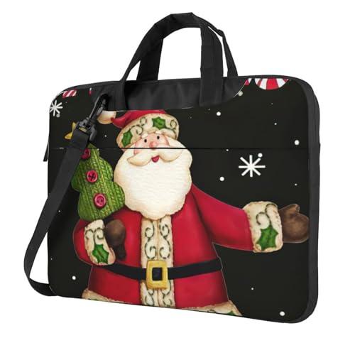 Sac pour ordinateur portable Merry Christmas sacoche bandoulière homme femme