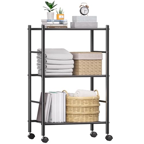 50% Off BolDuck 3-Tier Metal Shelf Organizer with Wheels