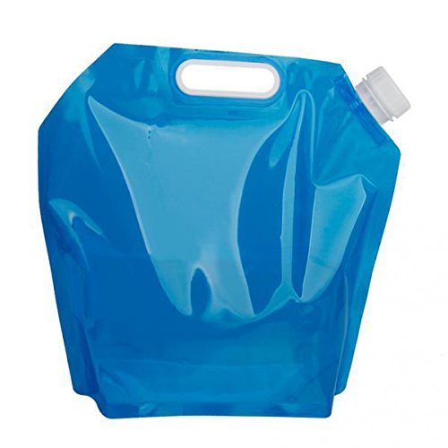 Folding 5L PE Drinking Water Bag Pouch Container Barrel Carrier Hiking Picnic BBQ-Sporting Goods-Outdoor Sports-Camping & Hiking-Hiking Backpacks-Hydration Packs-1 Drinking Water Bag-image-38
