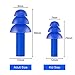 6 Pairs Kids Adults Ear Plugs Swimming Noise Cancelling Reusable Earplugs for Sleeping and Swimming, 6 Assorted Colors(Fresh Colors)