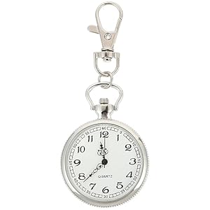 Hemobllo Pocket Watch- Portable Nurse Watch Hanging Pocket Watch, Pratical Nursing Pocket Watch Hanging Lapel Watch Clip On Watch Fob Watch for Nurse Doctor Student