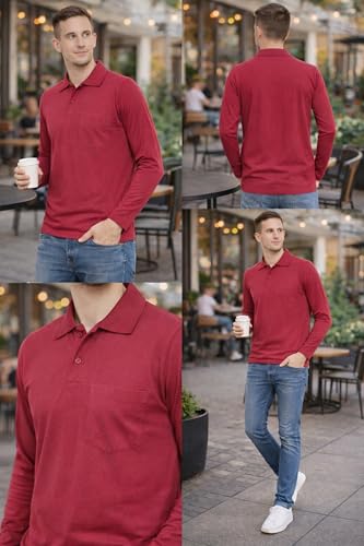 Image of CAMEY Men's Classic Fit Polo T-Shirt