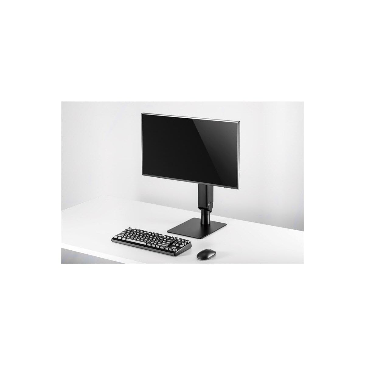 goobay Supporto Monitor Autoportante 17-32 Pollici con Molla a Gas Fino a 8 kg VESA 100x100 Regolabile in Altezza Inclinabile - Basic - 70821