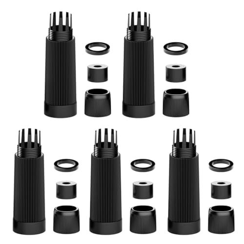 5pc Outdoor Ethernets Couple RJ45Waterproof Connectors PA66 Networks Couplers