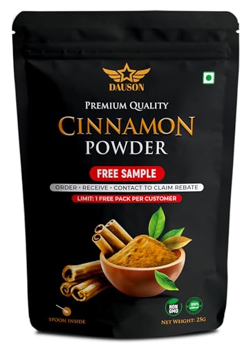 25g Cinnamon Powder | Pure Single Spice, Fine Powder Form | 100% Pure, No Color, No Additives | Kitchen Staple for Cooking, Curries & Marinades