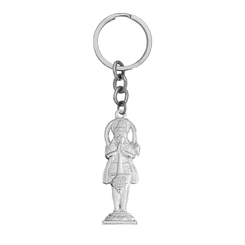 M Men Style Hanuman Metal Keychain