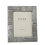 PORTAFOTOS NÁCAR 15X20CM LÍNEAS GRIS_EXT:22X27,5X1CM