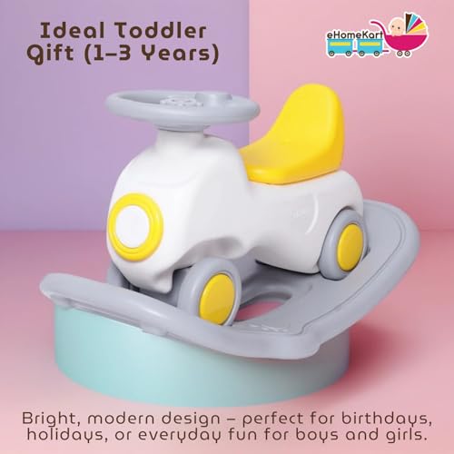 eHomeKart Roadster Rocker and Rider for Kids - 2 in 1 Ride-On Rocker for Boys & Girls - Age 1-3 Years - Image 7