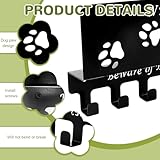 Medaillenhalter Running, SchlüSselbrett mit Ablage & 6 Haken, Hundegarderobe mit Ablage, SchlüSselhalter Wand, Medaillen Aufbewahrung für Eingangsleinen, Sonnenbrillen, Geschenke für Hundefreunde