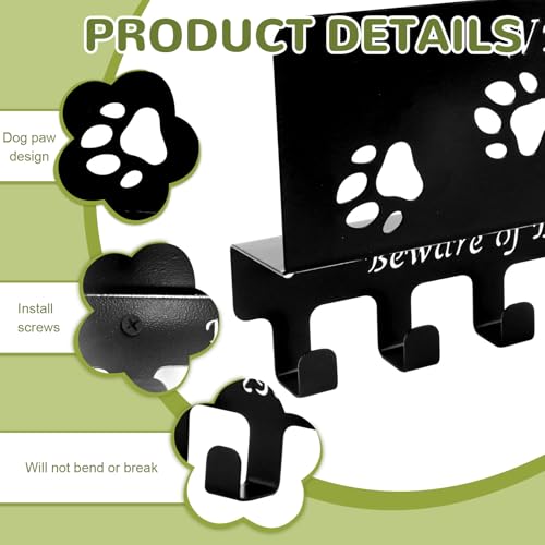 Medaillenhalter Running, SchlüSselbrett mit Ablage & 6 Haken, Hundegarderobe mit Ablage, SchlüSselhalter Wand, Medaillen Aufbewahrung für Eingangsleinen, Sonnenbrillen, Geschenke für Hundefreunde
