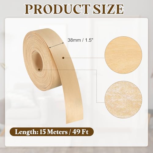 Planchar con cinta adhesiva de madera flexible de 49 pies 2