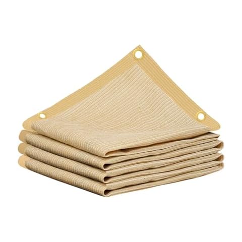 90% 12x20ft Sun Shade Cloth for Outdoor Deck Backyard Patio Garden Pergola Cover Canopy Beige Cover