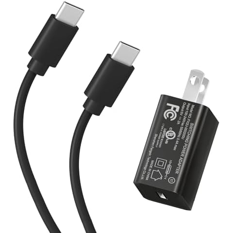 SISSFO Fast Charger Fit for New Fire HD 8 10 Plus/Kids/Kids Pro,Kindle Paperwhite 11 12th gen,Max 11 Tablet(2020-2024 Release) with 6FT&10FT USB-C Cable Cover