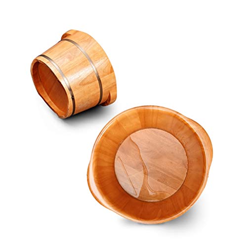 Balde de madera para spa de pies, sauna y masaje miniatura 5