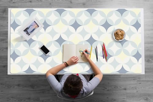 Tapis de souris XXL 120x60 cm étendu : protection imperméable pour bureau