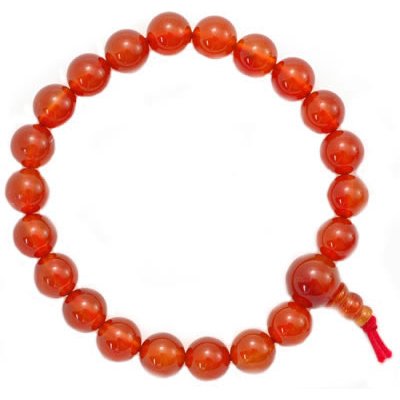 CrystalAge Carnelian Power Bead Bracelet