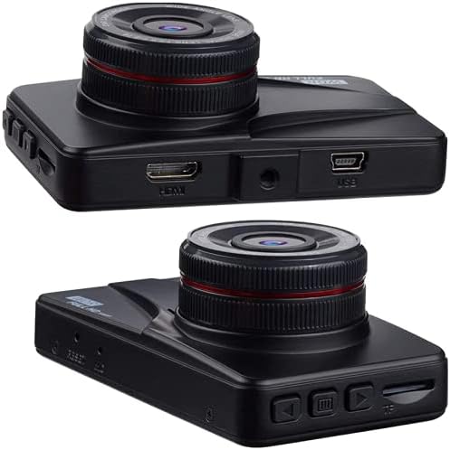 Miniatura 7 de UrbanX T670 Plus DVR Dash Cam para AM General Dual Travel Recorder Full HD 3" Pantalla LCD de 170 de gran angular, WDR, G-sensor, grabación de