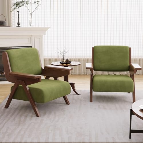 Euklea Accent Chair Set of 2, Mid Century Modern Chair,