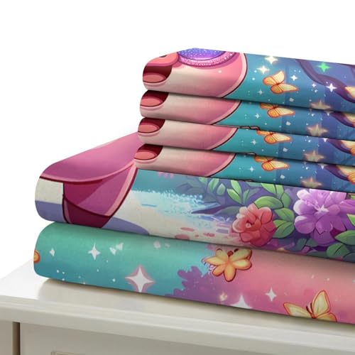 Housse de couette chaton mignon parure de lit 200x200 microfibre 3D